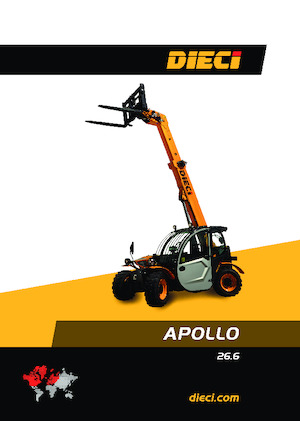 Teleskopik yükleyiciler Dieci Apollo 26.6