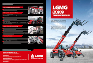 Telehandlers LGMG  H1840