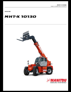Telehandlers Manitou MHT-X 10130