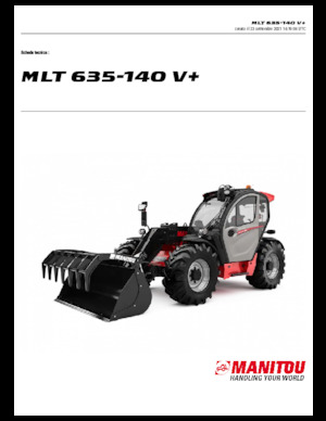 Telehandlers Manitou MLT 635-140 V+