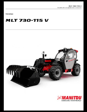 Telehandlers Manitou MLT 730-115 V
