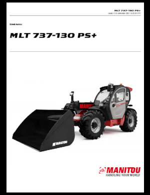 Telehandlers Manitou MLT 737-130 PS