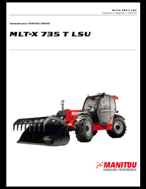 Telehandlers Manitou MLT-X 735 T LSU