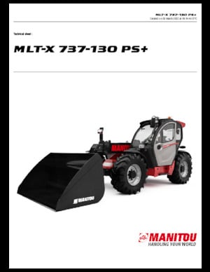 Teleskopik yükleyiciler Manitou MLT-X 737-130 PS+