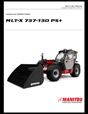Teleskopik yükleyiciler Manitou MLT-X 737-130 PS+