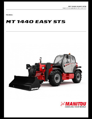 Telehandlers Manitou MT 1440 Standart EASY