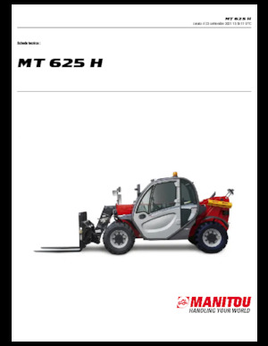 Telehandlers Manitou MT 625 H