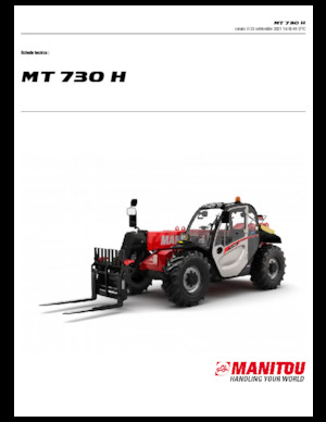Teleskopik yükleyiciler Manitou MT 730 H 75 K Standard (STV)