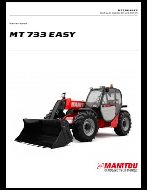 Telehandlers Manitou MT 733 EASY Standard (STV)