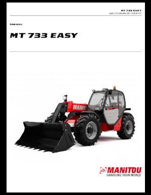Telehandlers Manitou MT 733 EASY Standard (STV)
