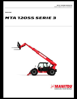 Telehandlers Manitou MTA 12055