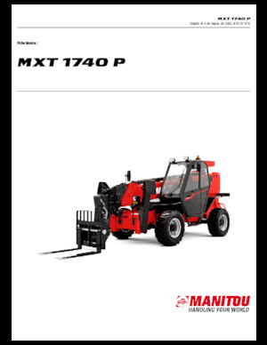 Telehandlers Manitou MXT 1740 P