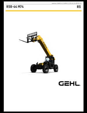 Telehandlers Gehl RS8-44 M74