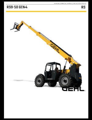 Telehandlers Gehl RS9-50