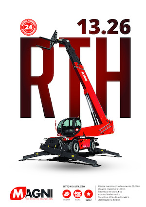 Rotating telehandlers MAGNI RTH 13.26 SH