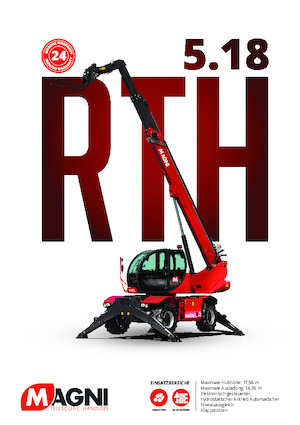 Rotating telehandlers MAGNI RTH 5.18 Smart
