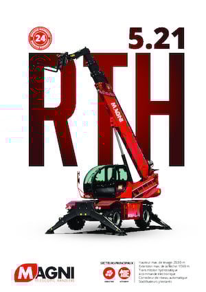Rotating telehandlers MAGNI RTH 5.21 Smart
