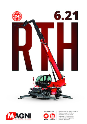 Rotating telehandlers MAGNI RTH 6.21 SH