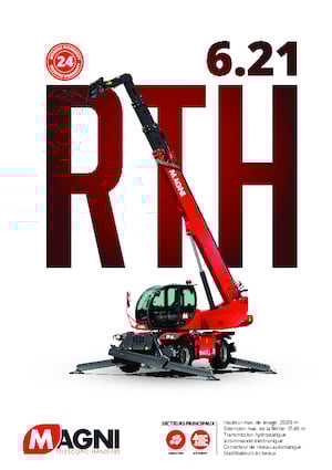 Rotating telehandlers MAGNI RTH 6.21 SH