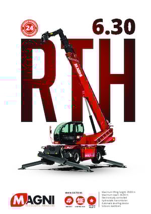 Rotating telehandlers MAGNI RTH 6.30 SH