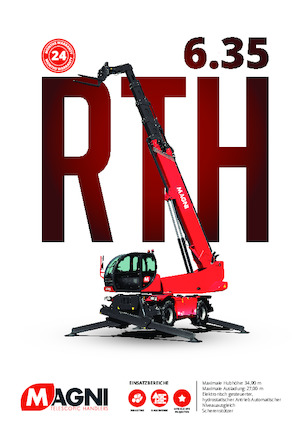 Rotating telehandlers MAGNI RTH 6.35 SH
