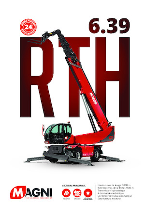 Rotating telehandlers MAGNI RTH 6.39 SH