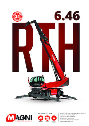 Üst yapılı teleskopik yükleyiciler MAGNI RTH 6.46 SH