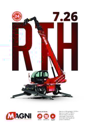 Rotating telehandlers MAGNI RTH 7.26 SH