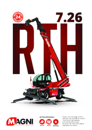 Rotating telehandlers MAGNI RTH 7.26 SH
