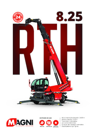 Rotating telehandlers MAGNI RTH 8.25 SH