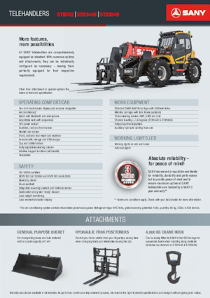 Telehandlers Sany STH1840