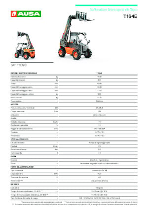 Telehandlers Ausa T 164 E X4
