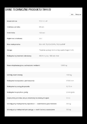 Telehandlers Caterpillar TH417D