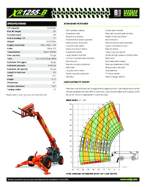 Telehandlers Xtreme XR1255-B