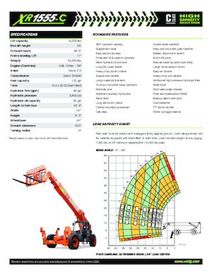 Telehandlers Xtreme XR1555-C