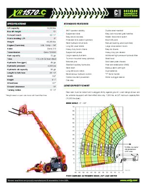 Teleskopik yükleyiciler Xtreme XR1570-C
