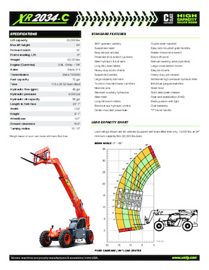 Telehandlers Xtreme XR2034-C