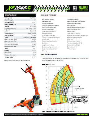Teleskopik yükleyiciler Xtreme XR2045-C
