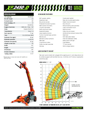 Teleskopik yükleyiciler Xtreme XR2450-D