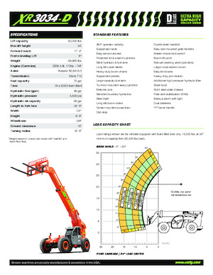 Telehandlers Xtreme XR3034-D