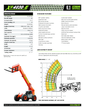 Telehandlers Xtreme XR4030-E