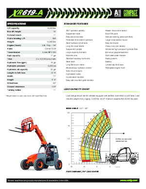 Teleskopik yükleyiciler Xtreme XR619-A