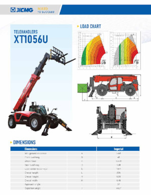 Teleskopik yükleyiciler XCMG XT1056U