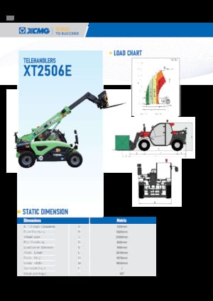 Telehandlers XCMG XT2506E