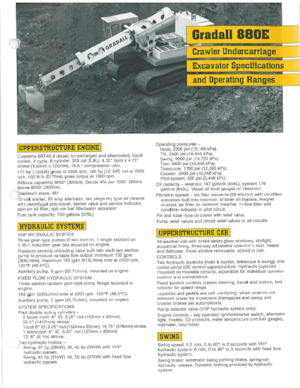 Telescopic Excavators Gradall 880E