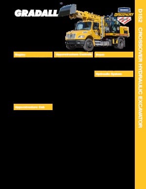 Telescopic Excavators Gradall D152