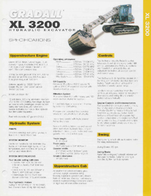 Telescopic Excavators Gradall XL 3200