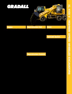 Teleskopik ekskavatörler Gradall XL 4100 V