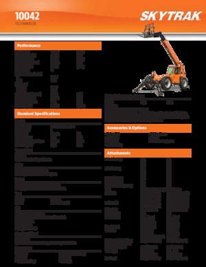 Telehandlers JLG 10042