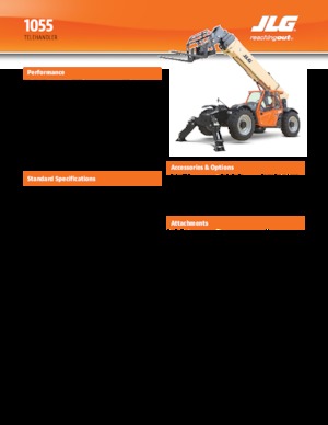 Teleskopik yükleyiciler JLG 1055